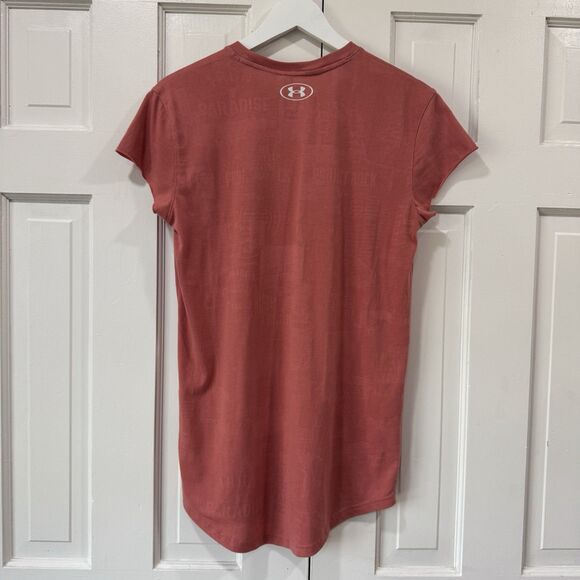 Under Armour Project Rock Shirt Men Small Show Your Gym Iron Paradise Pink Coral - Picture 3 of 11